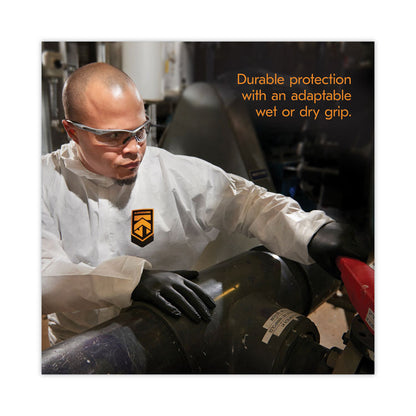 G10 Kraken Grip Nitrile Gloves, Powder-Free, 2X-Large, 6 mil Thick, 9.5" Long, Black, 90/Box, 10 Boxes/Carton