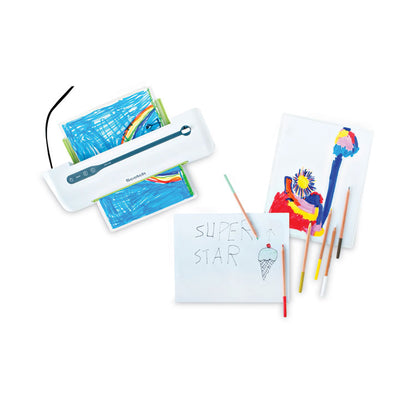 Self-Sealing Laminating Pouches, 12.5 mil, 2.81" x 4.5", Gloss Clear, 5/Pack