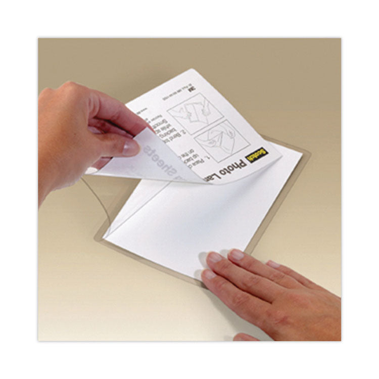 Self-Sealing Laminating Pouches, 9.5 mil, 9" x 11.5", Gloss Clear, 25/Pack