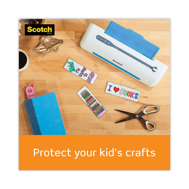 Self-Sealing Laminating Pouches, 9.5 mil, 9" x 11.5", Gloss Clear, 25/Pack
