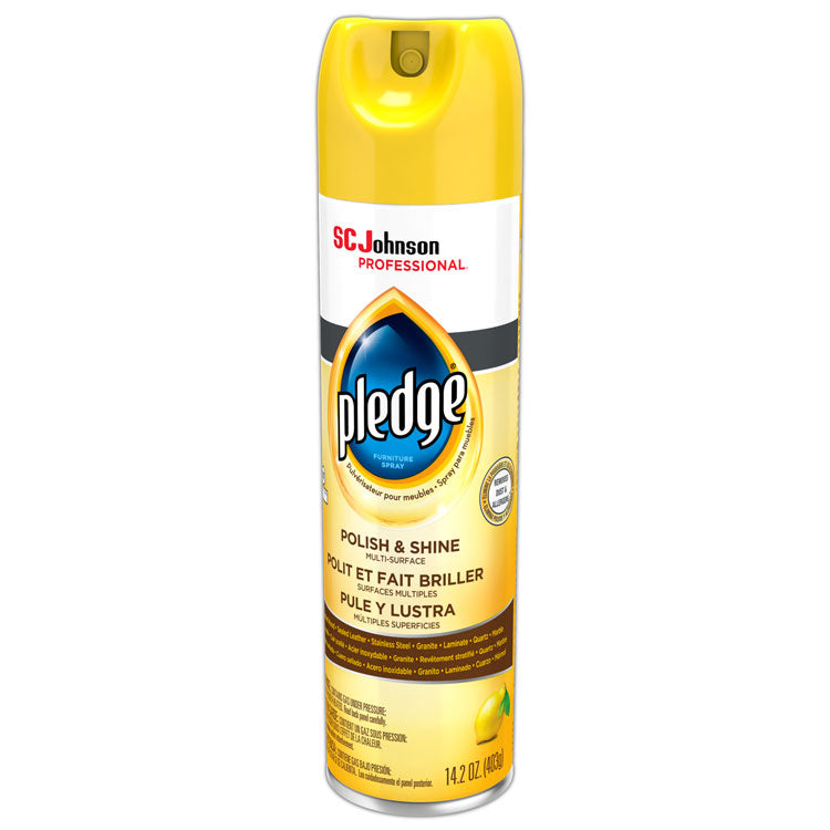 Furniture Polish, Lemon Scent, 14.2 oz Aerosol Spray