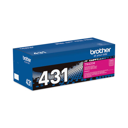 TN431M Toner, 1,800 Page-Yield, Magenta