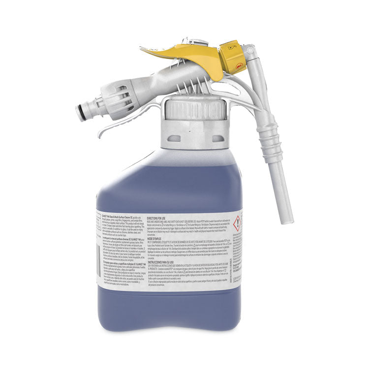 Glance NA Glass and Multi-Surface Cleaner, Unscented, 1.5 L, 2/Carton