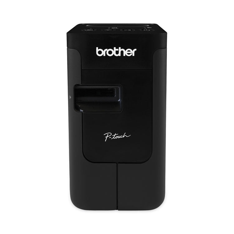 PT-P750W Compact Label Maker with Wireless Enabled Printing, 30 mm/s Print Speed, 6 x 3.12 x 5.62