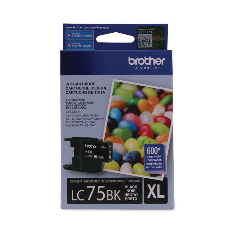 LC75BKS Innobella High-Yield Ink, 600 Page-Yield, Black