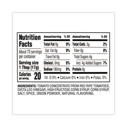 Tomato Ketchup Squeeze Bottle, 44 oz Bottle, 3/Pack