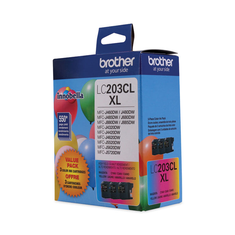 LC2033PKS Innobella High-Yield Ink, 550 Page-Yield, Cyan/Magenta/Yellow