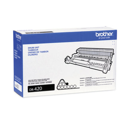 DR420 Drum Unit, 12,000 Page-Yield, Black