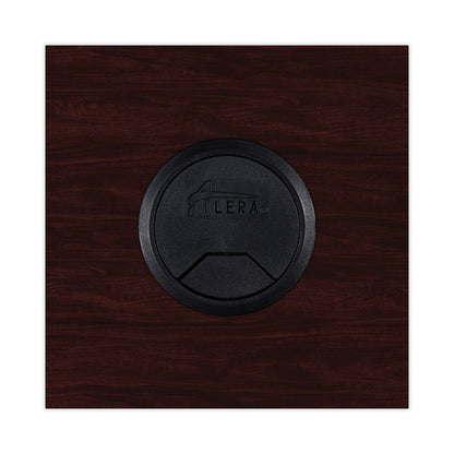 Alera Valencia Series Reversible Return/Bridge Shell, 42w x 23.63d x 29.5h. Mahogany