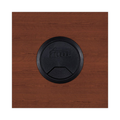 Alera Valencia Series Reversible Return/Bridge Shell, 47.25w x 23.63d x 29.5h, Medium Cherry