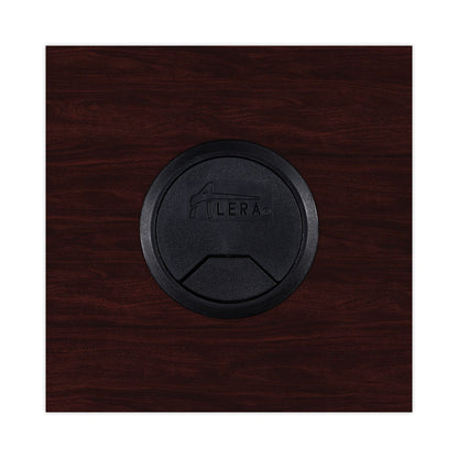 Alera Valencia Series Reversible Return/Bridge Shell, 47.25w x 23.63d x 29.5h, Mahogany
