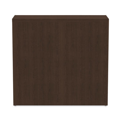 Alera Valencia Series Bookcase, Two-Shelf, 31.75w x 14d x 29.5h, Espresso