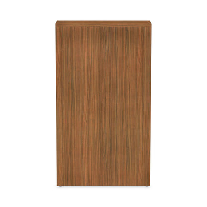 Alera Valencia Series Bookcase, Four-Shelf, 31.75w x 14d x 54.88h, Modern Walnut