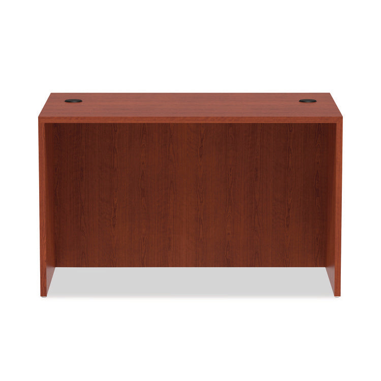 Alera Valencia Series Straight Front Desk Shell, 47.25" x 29.5" x 29.63", Medium Cherry