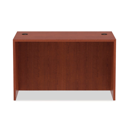 Alera Valencia Series Straight Front Desk Shell, 47.25" x 29.5" x 29.63", Medium Cherry