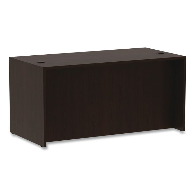 Alera Valencia Series Straight Front Desk Shell, 59.13" x 29.5" x 29.63", Espresso