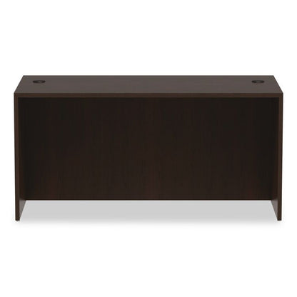 Alera Valencia Series Straight Front Desk Shell, 59.13" x 29.5" x 29.63", Espresso