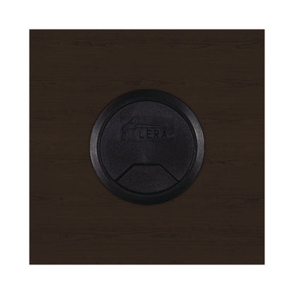 Alera Valencia Series Straight Front Desk Shell, 59.13" x 29.5" x 29.63", Espresso