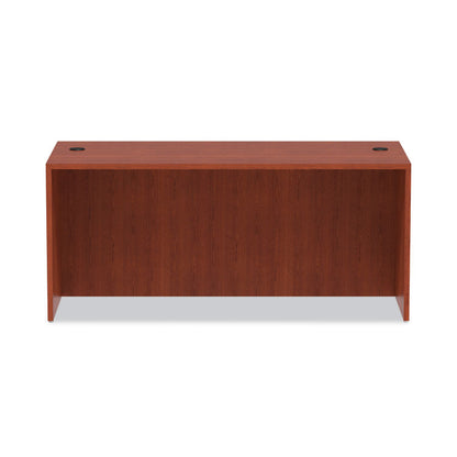 Alera Valencia Series Straight Front Desk Shell, 65" x 29.5" x 29.63", Medium Cherry