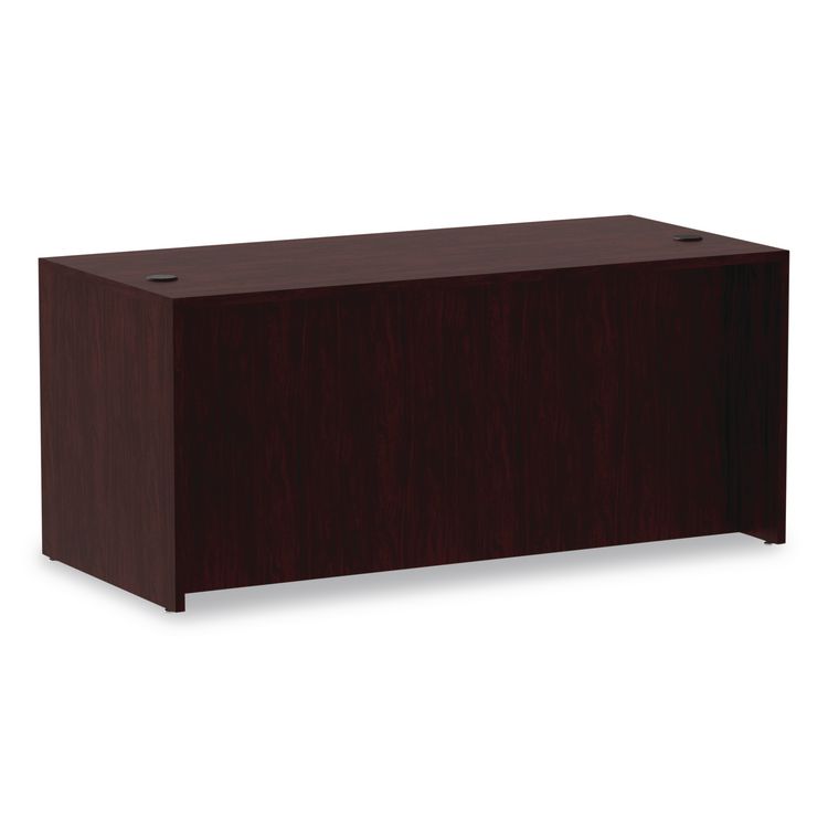 Alera Valencia Series Straight Front Desk Shell, 65" x 29.5" x 29.63", Mahogany