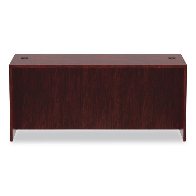 Alera Valencia Series Straight Front Desk Shell, 65" x 29.5" x 29.63", Mahogany