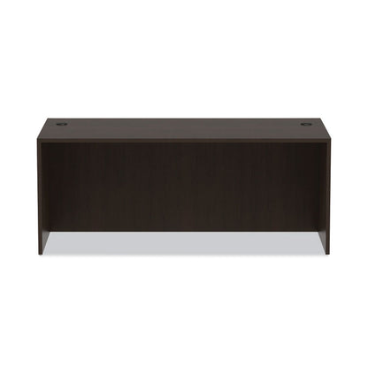 Alera Valencia Series Straight Front Desk Shell, 71" x 35.5" x 29.63", Espresso