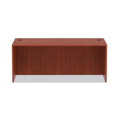 Alera Valencia Series Straight Front Desk Shell, 71" x 35.5" x 29.63", Medium Cherry
