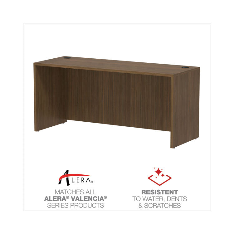Alera Valencia Series Credenza Shell, 65w x 23.63d x 29.5h, Modern Walnut