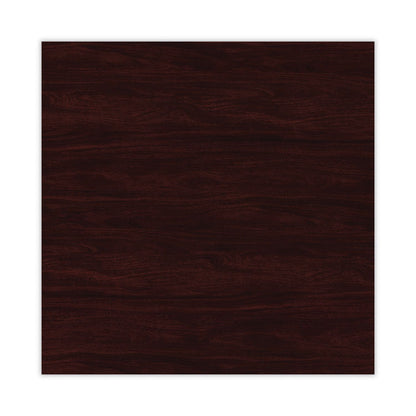 Alera Valencia Series Hutch with Doors, 4 Compartments, 58.88w x 15d x 35.38h, Mahogany
