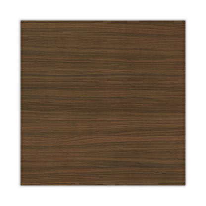 Alera Valencia Series Hutch with Doors, 4 Compartments, 58.88w x 15d x 35.38h, Modern Walnut