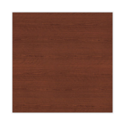 Alera Valencia Series Hutch with Doors, 4 Compartments, 64.75w x 154d x 35.38h, Medium Cherry
