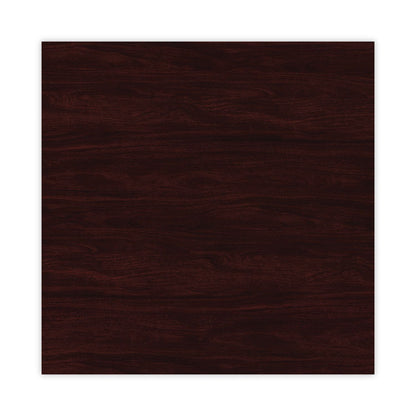 Alera Valencia Series Hutch with Doors, 4 Compartments, 64.75w x 15d x 35.38h, Mahogany