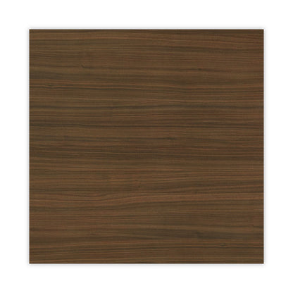 Alera Valencia Series Hutch with Doors, 4 Compartments, 64.75w x 15d x 35.38h, Modern Walnut