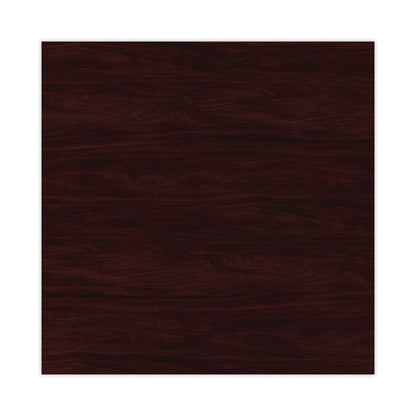 Alera Valencia Series Hutch with Doors, 4 Compartments, 70.63w x 15d x 35.38h, Mahogany