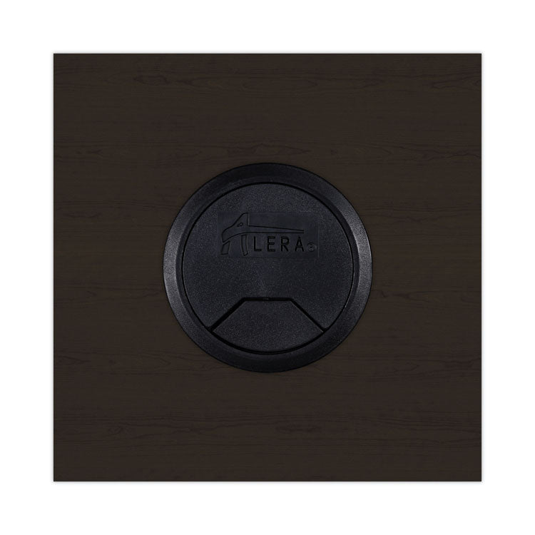 Alera Valencia Series Reversible Return/Bridge Shell, 35w x 23.63d x 29.5h, Espresso