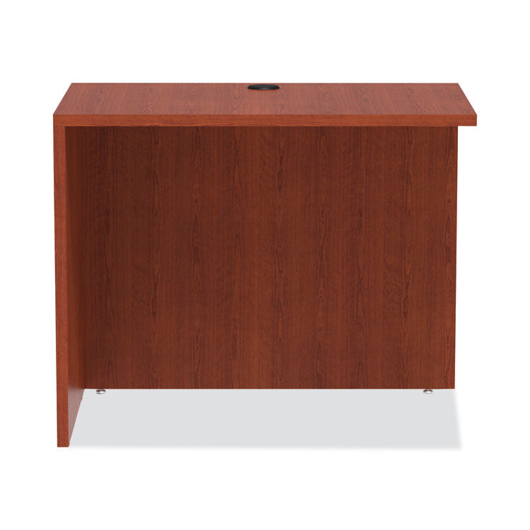 Alera Valencia Series Reversible Return/Bridge Shell, 35w x 23.63d x 29.5h, Medium Cherry