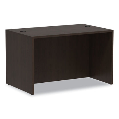 Alera Valencia Series Straight Front Desk Shell, 47.25" x 29.5" x 29.63", Espresso