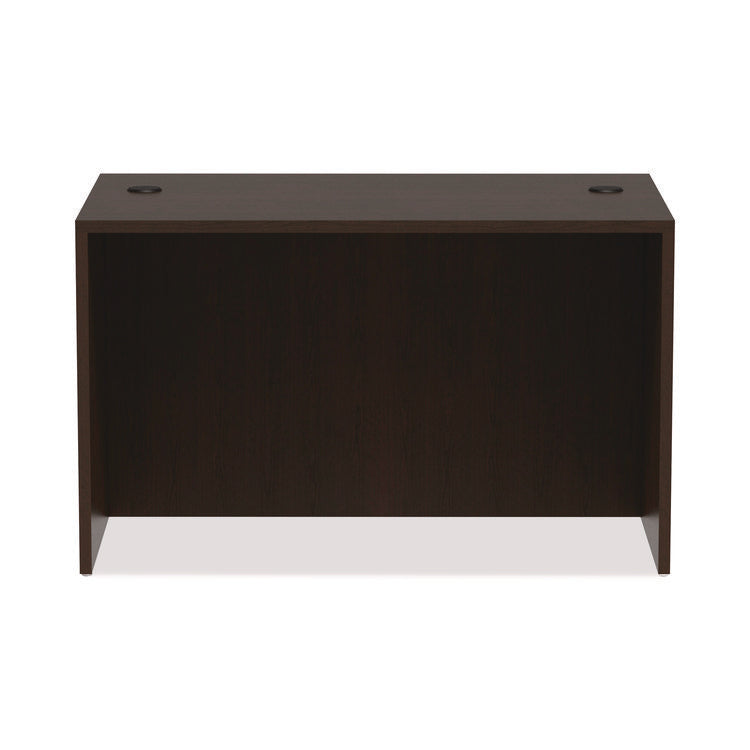 Alera Valencia Series Straight Front Desk Shell, 47.25" x 29.5" x 29.63", Espresso