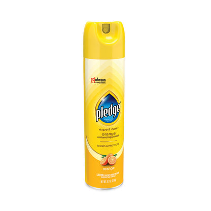 Furniture Polish, Orange Scent, 9.7 oz Aerosol Spray, 6/Carton