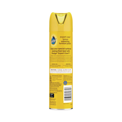 Furniture Polish, Lemon Scent,  9.7 oz Aerosol Spray, 6/Carton