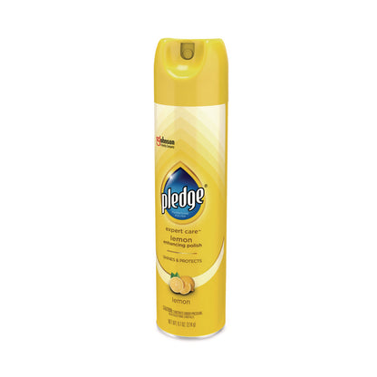 Furniture Polish, Lemon Scent,  9.7 oz Aerosol Spray, 6/Carton