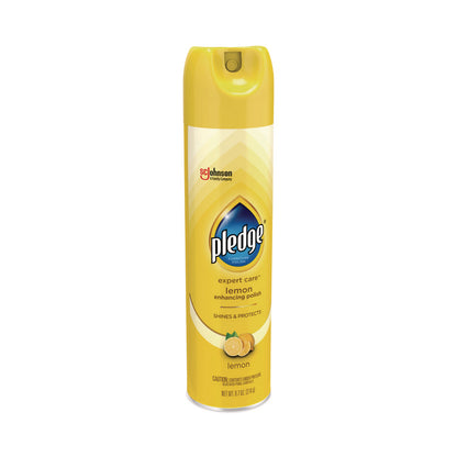 Furniture Polish, Lemon Scent,  9.7 oz Aerosol Spray, 6/Carton