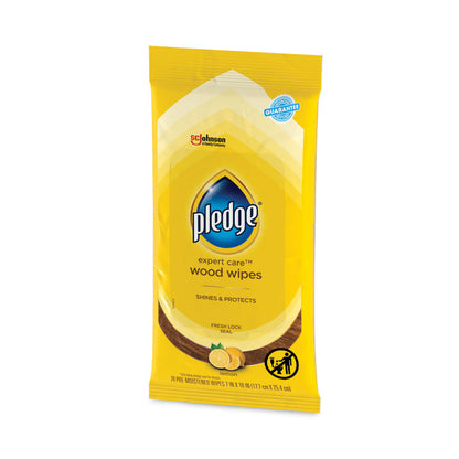Lemon Scent Wet Wipes, Cloth, 7 x 10, White, 24/Pack, 12 Packs/Carton