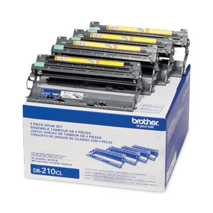 DR210CL Drum Unit, 15,000 Page-Yield, Black/Cyan/Magenta/Yellow