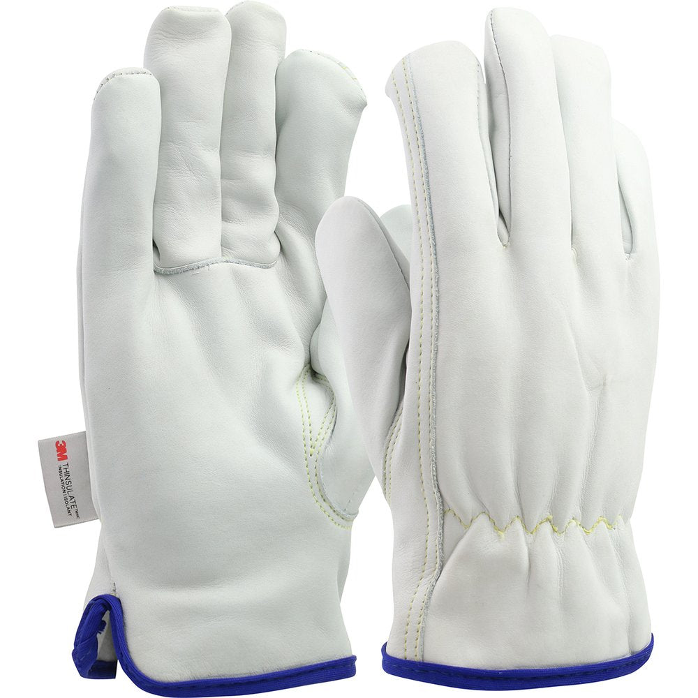 PIP Prem COW Leather Driverglove Thinsulate KS T S, 12 Pairs/Dozen