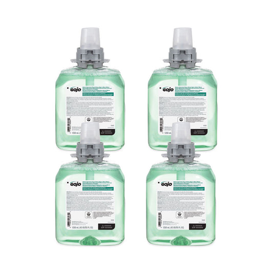 Green Certified Foam Hair and Body Wash Refill, Cucumber Melon Scent, 1,250 mL, 4/Carton