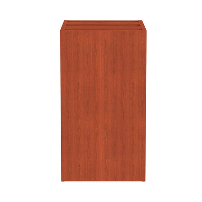 Alera Valencia Series Full Pedestal File, Left/Right, 3-Drawers Box/Box/File, Legal/Letter, Medium Cherry, 15.63"x20.5"x28.5"