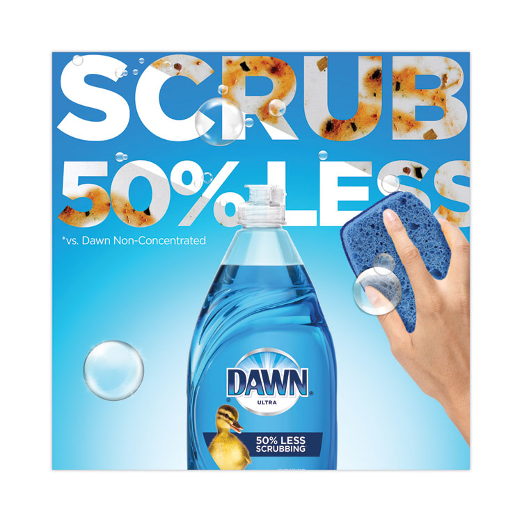 Ultra Liquid Dish Detergent, Dawn Original Scent, 38 oz Bottle, 8/Carton