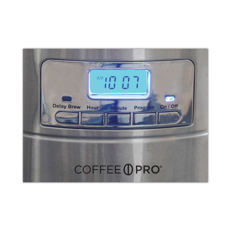 Home/Office Euro Style Coffee Maker, Stainless Steel