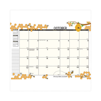 Recycled Academic Honeycomb Planner, Honeycomb Artwork, 10 x 7, Multicolor Cover, 12-Month (Aug to July): 2025 to 2026